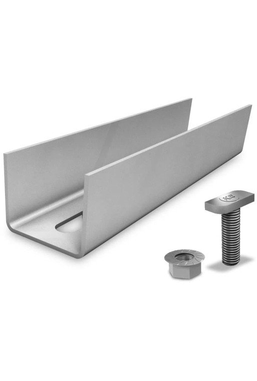K2 SYSTEMS Schienenverbinder Set SolidRail Medium und Alpin