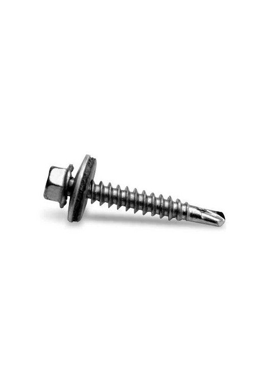 K2 SYSTEMS Selbstbohrende Sechskantblechschraube mit Dichtscheibe 6x40