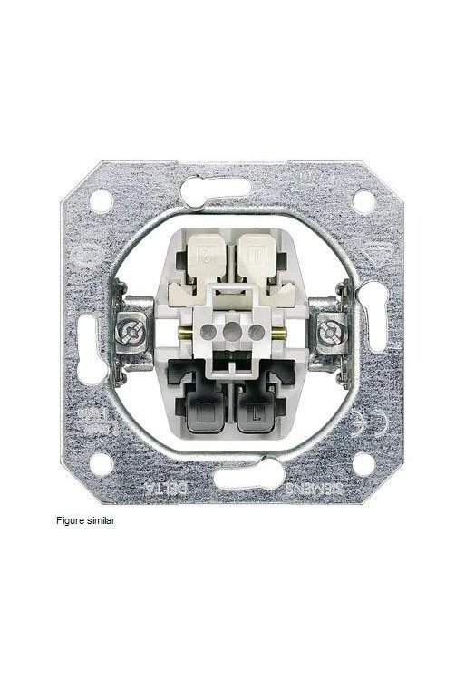 SIEMENS Taster 1 Wechsler DELTA Geräteeinsatz UP ohne Krallen