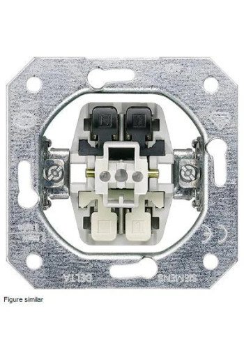 SIEMENS Taster 1 Schließer mit sep. N-Klemme DELTA Geräteeinsatz UP ohne Krallen