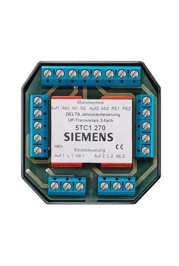 SIEMENS DELTA Jalousiesteuerung UP-Trennrelais 2 -fach m.Einzelsteuerung AC 230V