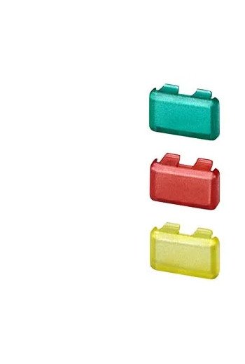 SIEMENS Kappen-Set für Schalter 5TE8 Satz mit je 1x rot+grün+ gelb+weiß+blau