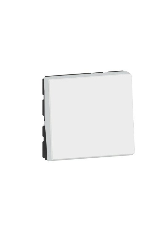 LEGRAND Mosaic Taster 1x Schließerkontakt 6A 2-m od beleuchtbar mit LED Farbe: Ultraweiß