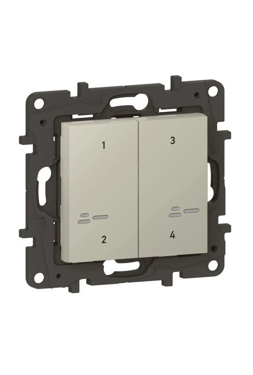 LEGRAND Niloe Step with Netatmo Szenentaster 4-F ach