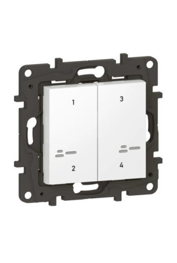 LEGRAND Niloe Step with Netatmo Szenentaster 4-F ach