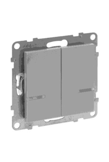 LEGRAND Seano with Netatmo Serienschalter 2 x 25 0W pro Kanal Farbe: Aluminium