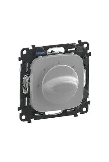 LEGRAND Valena Allure Drehschalter 0-1-2-3 Farbe : Aluminium