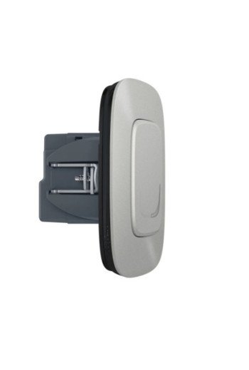 LEGRAND Valena Allure with Netatmo Schalter/Dimm er 2-Leiter Farbe: Aluminium