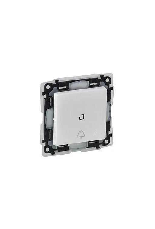 LEGRAND Valena Life Taster beleuchtet mit Glocke nsymbol IP44 Farbe: Ultraweiß