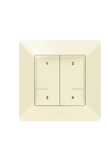 LEGRAND Valena Life with Netatmo Szenenschalter mit 4 Tasten