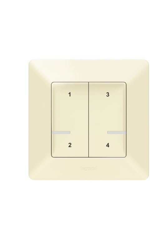 LEGRAND Valena Life with Netatmo Szenenschalter mit 4 Tasten