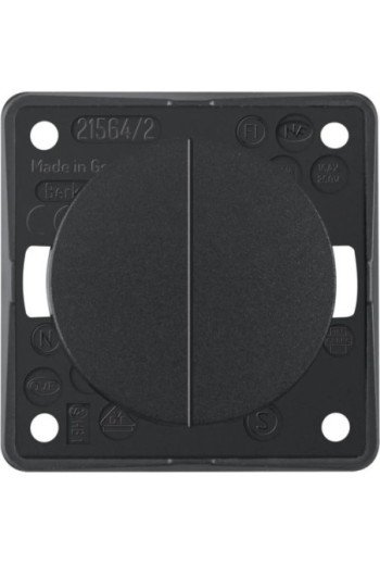 BERKER INTEGRO Classic Serienschalter schwarz matt