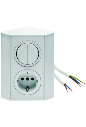 BERKER INTEGRO TWIN-Box mit Serien- schalter und SSD