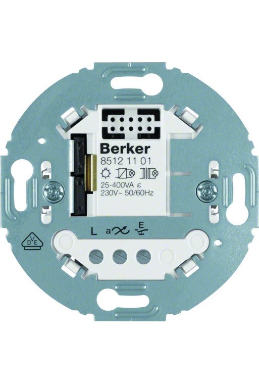 BERKER .net Universal-Schalteinsatz 1fach mit runder Tragplatte Up