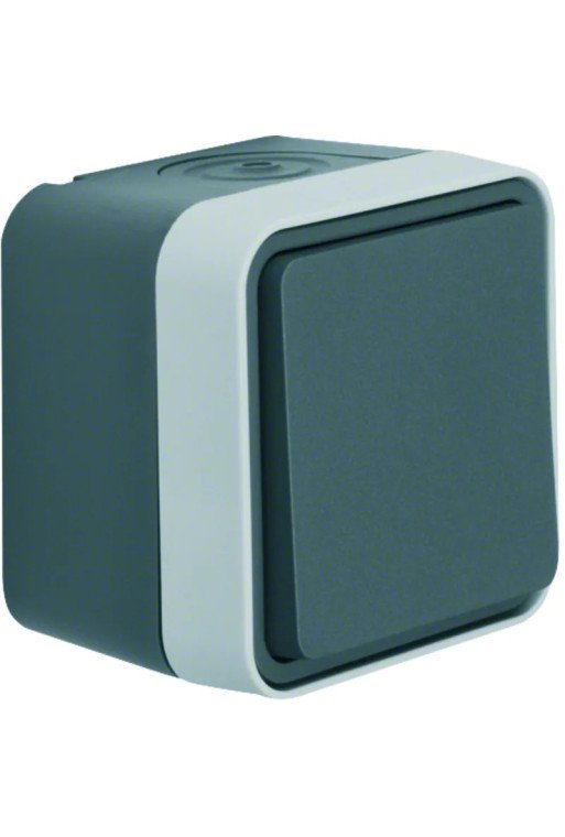 BERKER Wechselschalter AP W.1 grau