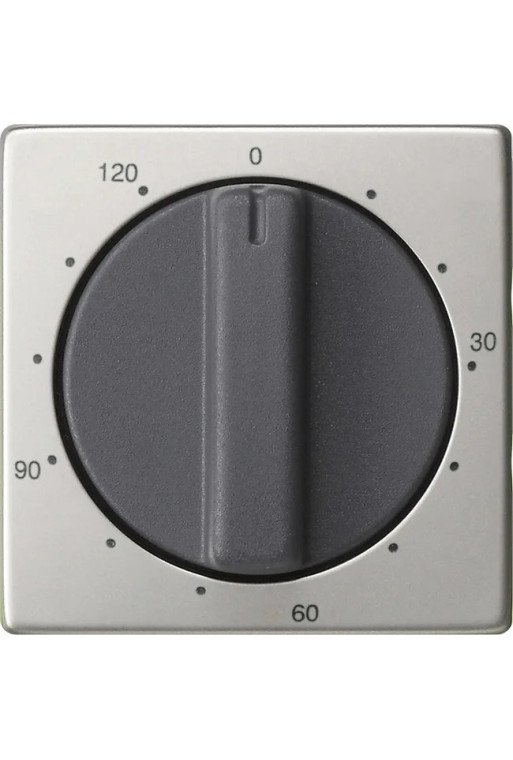 GIRA Abd. Knebel Zeitschalter 120 min System 55 Edelstahl