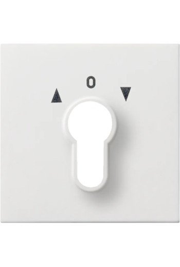 GIRA Abd. Schlüsselschalter/-taster Flächensc halter Reinweiß