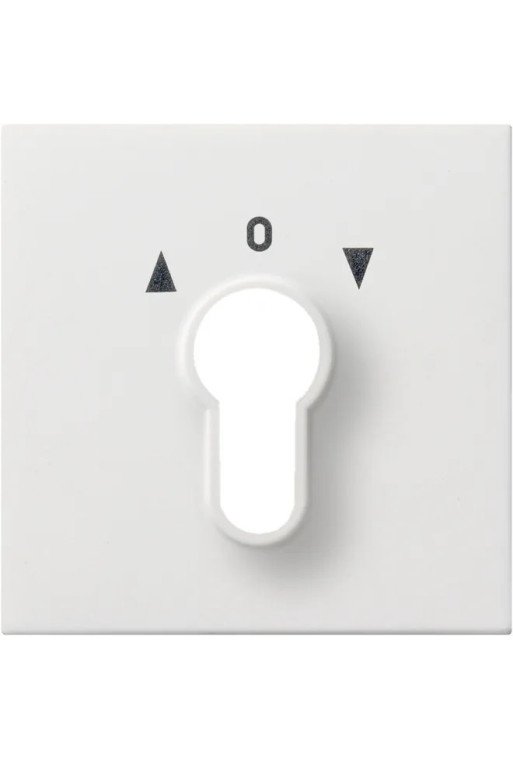 GIRA Abd. Schlüsselschalter/-taster Flächensc halter Reinweiß