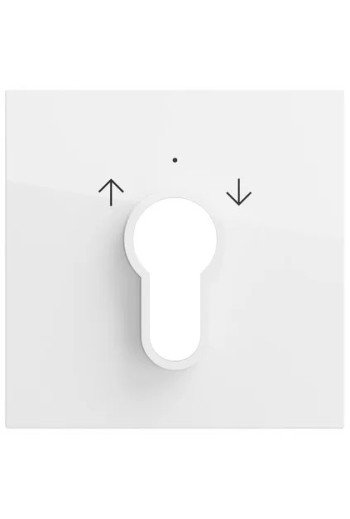 GIRA Abd. Schlüsselschalter/-taster System 70 Reinweiß