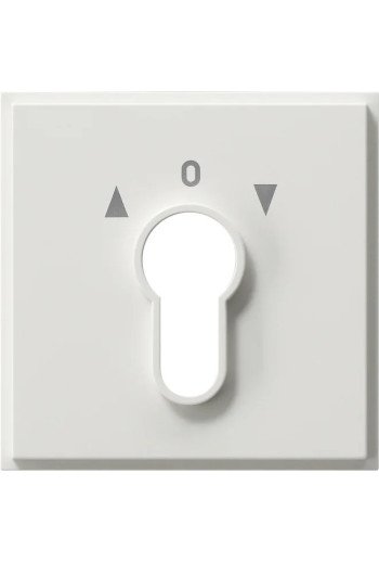 GIRA Abd. Schlüsselschalter/-taster TX_4 4 (WG UP) Reinweiß