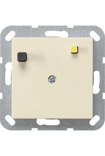 GIRA FI-Schutzschalter 30 mA System 55 Cremew eiß
