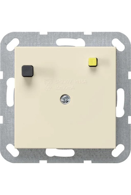 GIRA FI-Schutzschalter 30 mA System 55 Cremew eiß