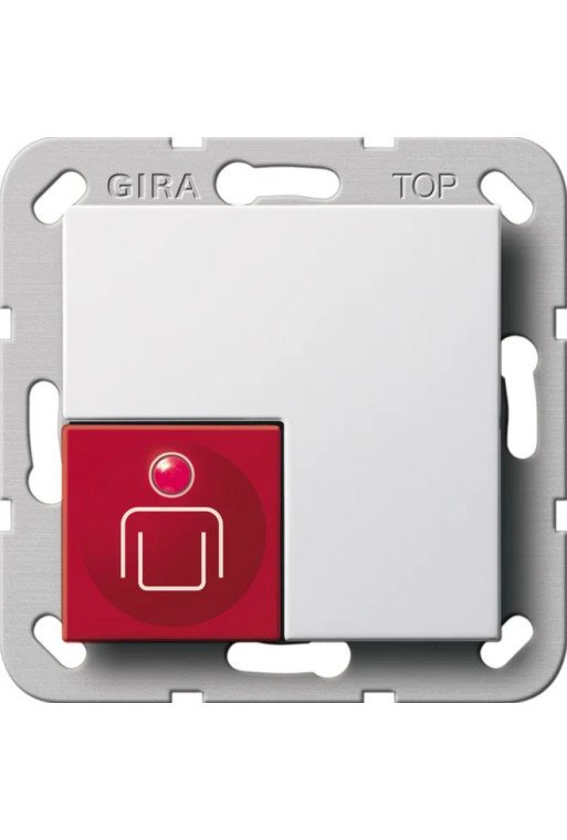 GIRA Ruftaster System 55 Reinweiß