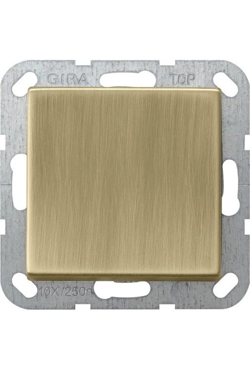 GIRA Tastschalter Kreuz System 55 Bronze