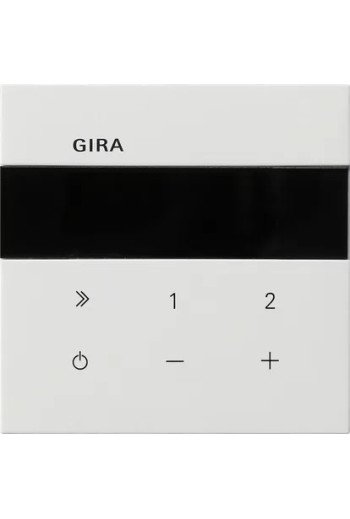 GIRA UP-Radio IP Flächenschalter Reinweiß