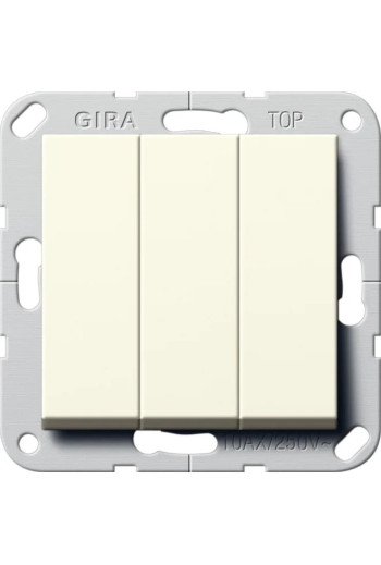 GIRA Wippschalter BS 3f Aus System 55 Cremewe iß