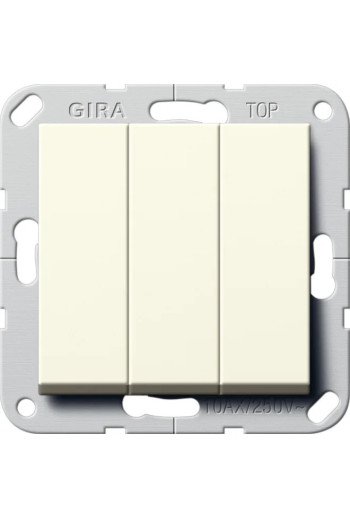 GIRA Wipptaster BS 3f Schließer System 55 Cre meweiß