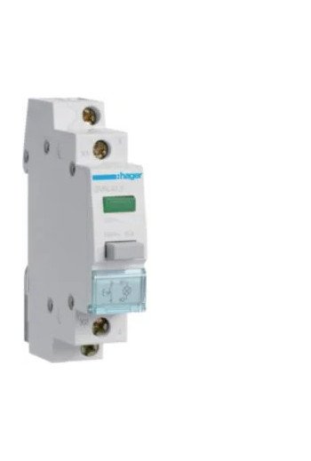 HAGER Druckschalter 16A 1S 230V AC LM gr. 1PLE