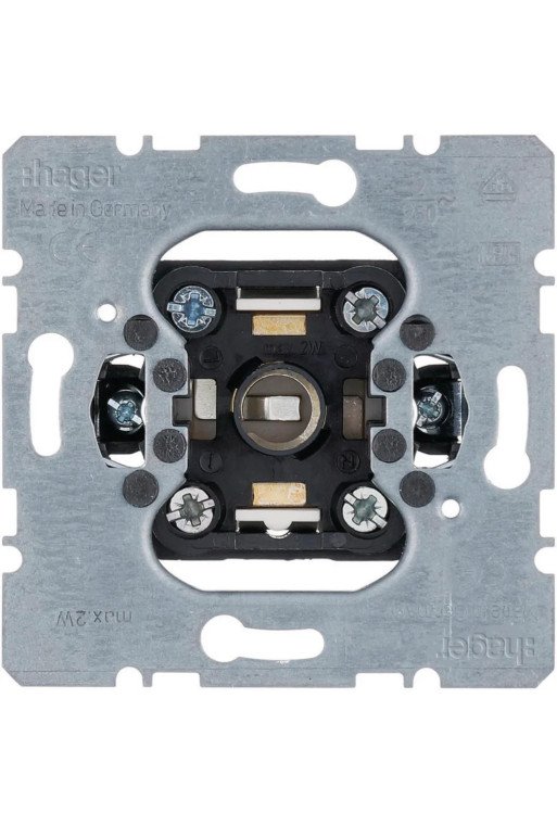 HAGER Drucktaster/Lichtsignal E10 Kont. UP 2A