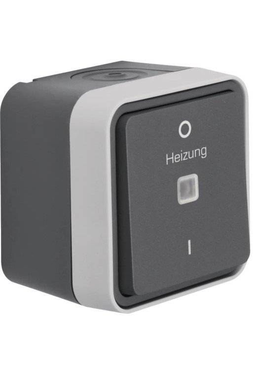 HAGER Kontroll-Ausschalter 2p Heizung W.1 gr