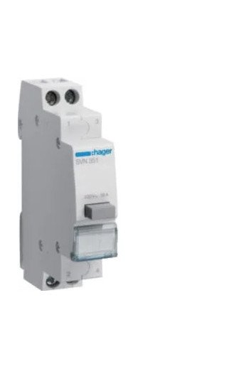 HAGER Taster 16A 1S+1Ö 230V AC 1PLE