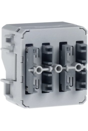 HAGER Taster BA KNX Sec AP 2f Mittelstell. W.1