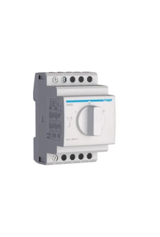HAGER Umschalter mit Nullstellung 20A 400V
