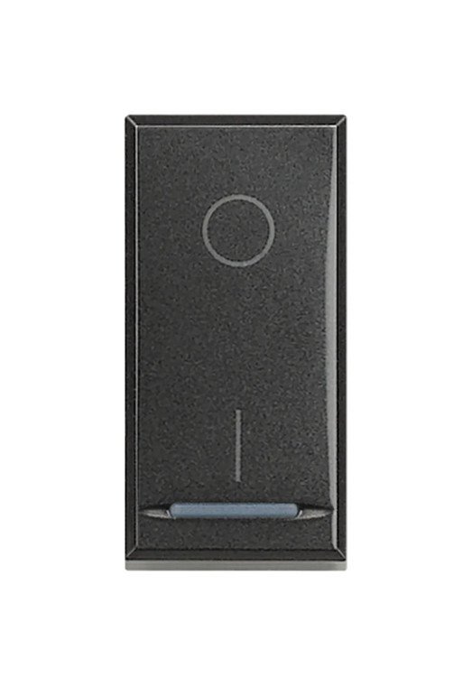 BTICINO Ausschalter 2P anthrazit 20A