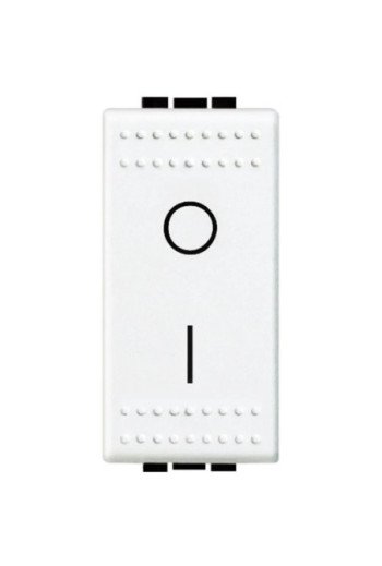 BTICINO Ausschalter 2-P SK 1-Modulig Weiss