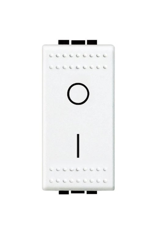 BTICINO Ausschalter 2-P SK 1-Modulig Weiss