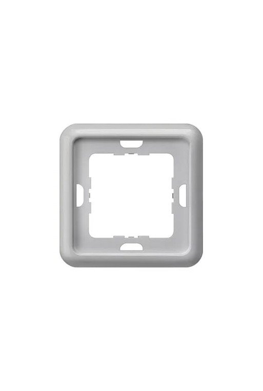 SIEMENS DELTA profil silber Rahmen 1-fach