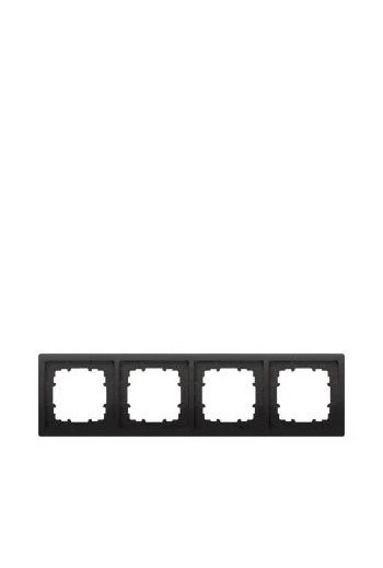 SIEMENS DELTA style anthrazit Rahmen 4-fach
