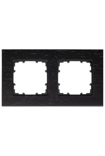 SIEMENS MIRO Rahmen 2-Fach Holz wenge Farbton du rch Beizung