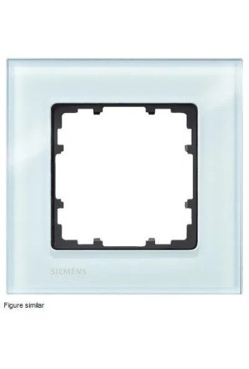 SIEMENS Rahmen 1fach DELTA miro Glas kristallgrün ohne Logo