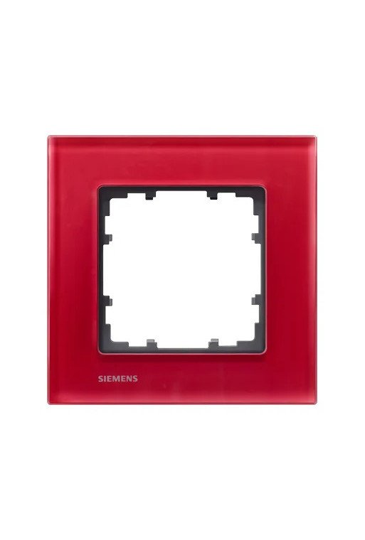 SIEMENS Rahmen 1fach DELTA miro Glas ORIENT