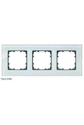 SIEMENS Rahmen 3fach DELTA miro Glas kristallgrün ohne Logo