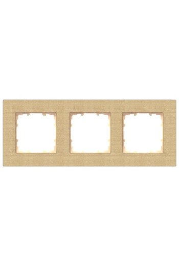 SIEMENS Rahmen 3fach DELTA miro Holz Holzart buche