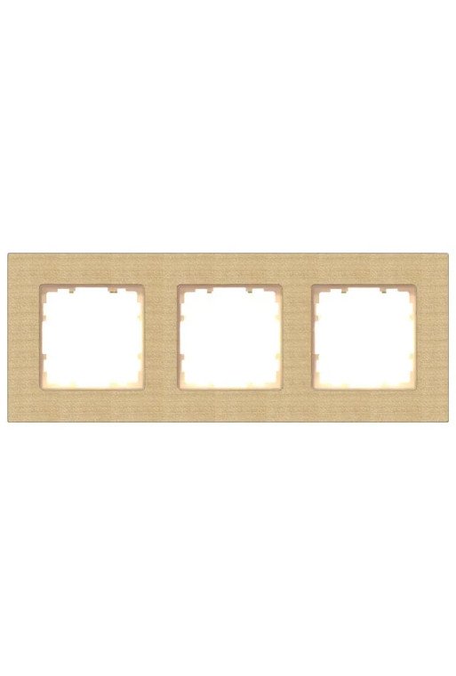 SIEMENS Rahmen 3fach DELTA miro Holz Holzart buche