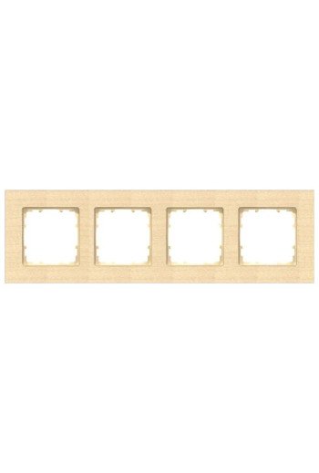 SIEMENS Rahmen 4fach DELTA miro Holz Holzart wenige