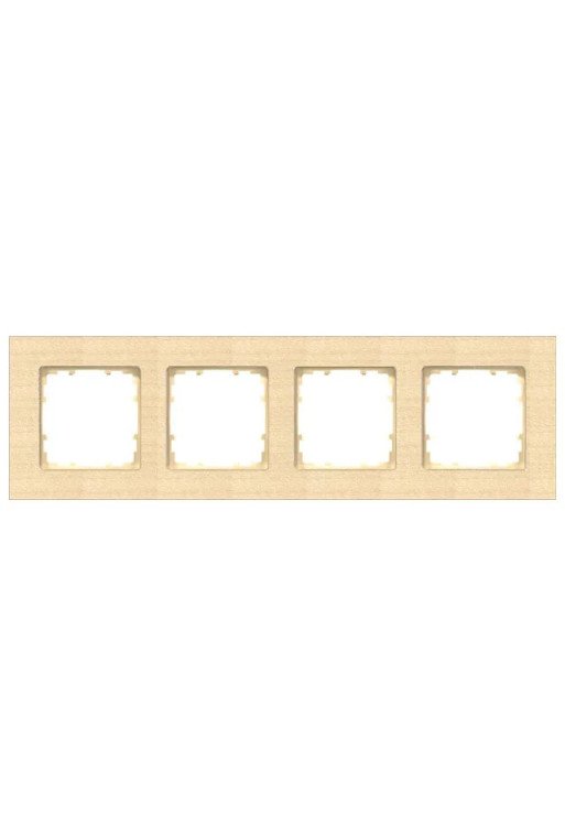 SIEMENS Rahmen 4fach DELTA miro Holz Holzart wenige